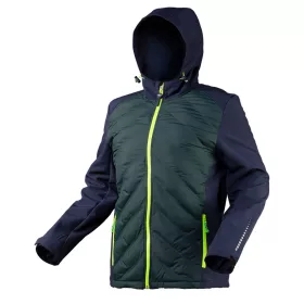   Softshell munkavédelmi kabát, steppelt betéttel, Premium, M