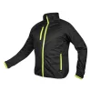 Softshell munkavédelmi kabát, fekete-sárga, L