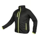 Softshell munkavédelmi kabát, fekete-sárga, M