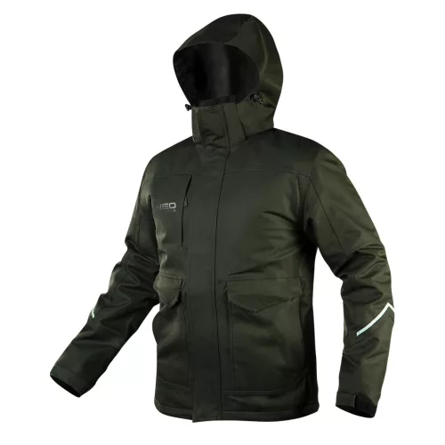 Téli munkavédelmi kabát, olíva, CAMO, XXL