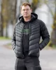 Téli munkavédelmi kabát, Mix&Match, steppelt-szigetelt anyag, könnyű, fekete, XXXL