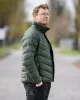 Téli munkavédelmi kabát, Mix&Match, steppelt-szigetelt anyag, könnyű, zöld-fekete, M