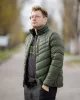 Téli munkavédelmi kabát, Mix&Match, steppelt-szigetelt anyag, könnyű, zöld-fekete, M