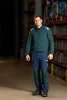 Munkavédelmi kabát, Mix&Match, 4 irányú sztreccs, zöld, M