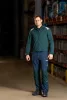 Munkavédelmi kabát, Mix&Match, 4 irányú sztreccs, zöld, XXXL