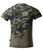 Munkavédelmi póló, CAMO, terepmintás, olíva, 100% pamut, 180g/m2, L