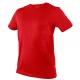 Munkavédelmi póló, piros, 100% pamut, 180g/m2, XXL