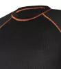 Thermo aláöltözet felső, hosszú ujjú, fekete, Basic, S/M