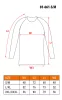 Thermo aláöltözet felső, hosszú ujjú, fekete, Basic, S/M