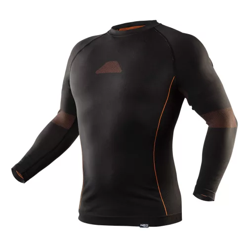 Thermo aláöltözet felső, hosszú ujjú Carbon, S/M