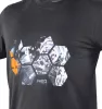 Munkavédelmi póló, hatszög grafika, autóalkatrész minta, 100% pamut, 180g/m2, XXL