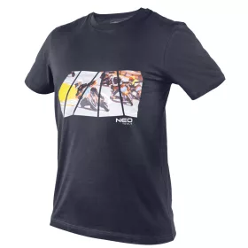   Munkavédelmi póló, motorkerékpár minta, 100% pamut, 180g/m2, XL