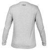 Munkavédelmi póló, hosszú ujjú, szürke, 90% pamut, L