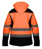 Láthatósági softshell munkavédelmi kabát, kapucnival, narancssárga, L
