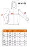 Láthatósági softshell munkavédelmi kabát, kapucnival, narancssárga, XXL