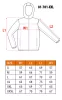 Láthatósági softshell munkavédelmi kabát, kapucnival, narancssárga, XXL