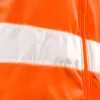 Láthatósági softshell munkavédelmi kabát, kapucnival, narancssárga, XXXL