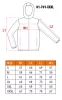 Láthatósági softshell munkavédelmi kabát, kapucnival, narancssárga, XXXL