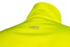 Láthatósági munkavédelmi kabát, softshell, neonsárga-fekete, M