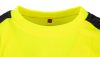 Láthatósági munkavédelmi póló, sárga, sötét alsó résszel, S