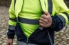 Láthatósági munkavédelmi póló, sárga, L
