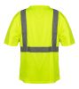 Láthatósági munkavédelmi póló, sárga, XL