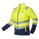 Láthatósági munkavédelmi kabát, Visibility, citromsárga, 60% pamut, 40% polyester, 260 gsm, L