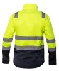Láthatósági munkavédelmi kabát, Visibility, citromsárga, 60% pamut, 40% polyester, 260 gsm, XXXL