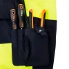 Láthatósági softshell munkásnadrág, citromsárga, XL