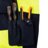 Láthatósági softshell munkásnadrág, citromsárga, XXL