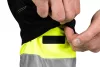 Láthatósági munkásnadrág Mix&Match, 1. oszt., 240g/m2, külső zsebek, profilozott térdbetét, fek.-sárga, XXL