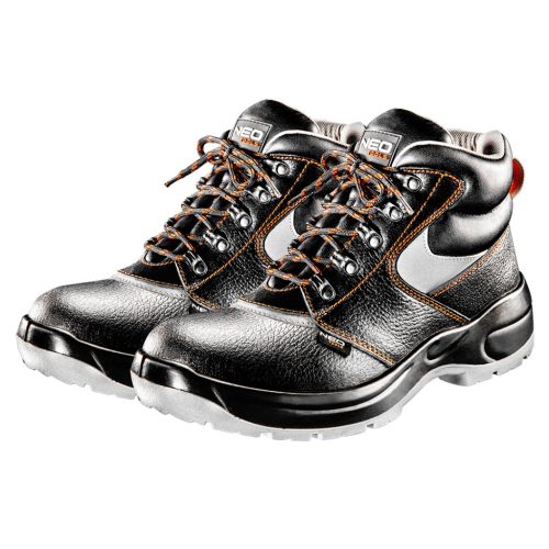 Munkavédelmi bakancs, bőr, CE, S1P SRA, 43