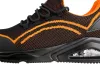 Munkavédelmi cipő, S1 SR, fekete-narancs, NEO AIR, acélbetéttel, légpárnás talp, fényvisszaverő elemekkel, 39