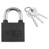 Lakat 50mm, festett öntvény-acél, időjárásálló, 3 kulccsal, NEO TOOLS