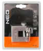 Lakat 50mm oldalcsapos, rézöntvény-acél, időjárásálló, 3 kulccsal, NEO TOOLS