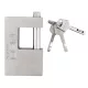 Lakat 90mm oldalcsapos, rézöntvény-acél, időjárásálló, 3 kulccsal, NEO TOOLS