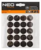 Bútorláb filc készlet, öntapadós, kerek 20mm, barna, 20db, rendelési egység: 10db