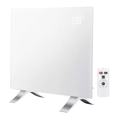 Elektromos fűtőpanel 1000W, IP24, távirányitó, heti időzités, érintőpanel