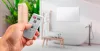 Elektromos fűtőpanel 1500W, IP24, távirányitó, heti időzités, érintőpanel