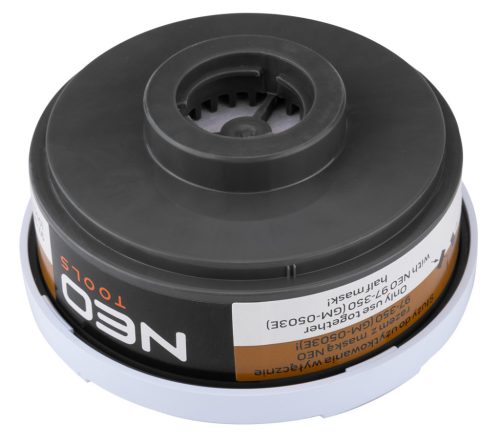 Szűrő, A1P2, oldószerek, festékek, lakkok, ragasztók, por, füst, köd, aeroszolok ellen 97-350-hez