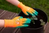 Munkakesztyű gyerek, latex bevonatú poliészter, 4", 7-9 éves korig, min. rendelés: 5pár