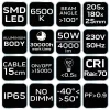 Reflektor 230V/50W, 4000lum, SMD LED