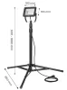 Reflektor állványos 230V/50W, 4500lum, SMD LED, max. 1.8m