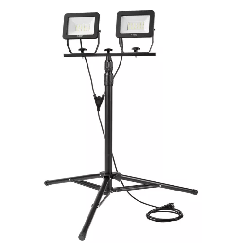Reflektor állványos 230V/2x50W, 9000lum, SMD LED, max. 1.8m