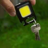 Kulcstartó lámpa, COB LED, 500lum, akkumulátor, palacknyitóval és mágnessel