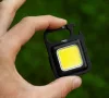 Kulcstartó lámpa, COB LED, 500lum, akkumulátor, palacknyitóval és mágnessel