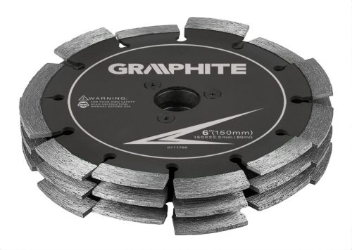 GRAPHITE VÁGÓKORONG FALHORONYMARÓHOZ, 3 TÁRCSÁS, 150MM 59G371-HEZ