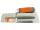 Kapriol trapéz acélsimító inox 100x240mm/0,6mm  lekerekített