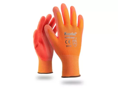 Kapriol Powergrip védőkesztyű narancs 9