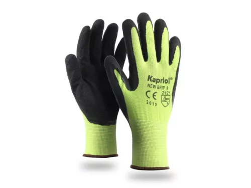 Kapriol New Grip védőkesztyű sárga-fekete 10